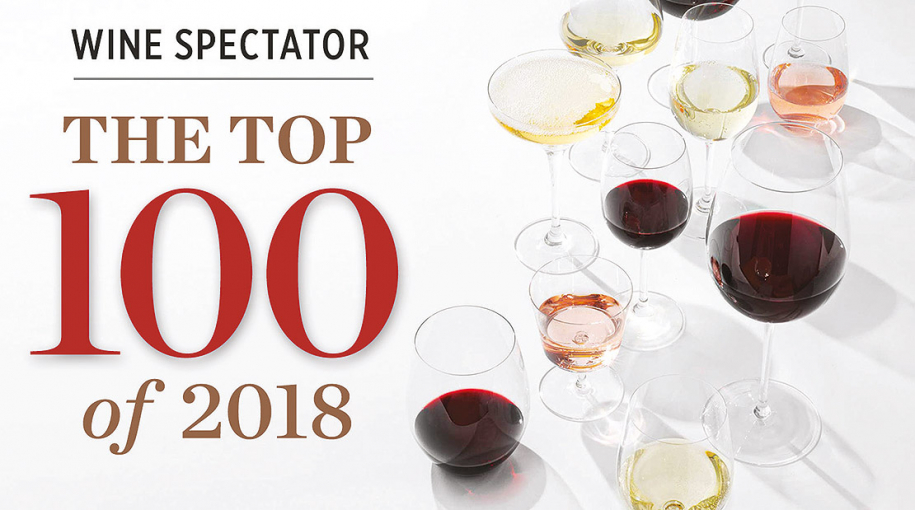 Wine Spectator TOP 100 vín roku 2018 