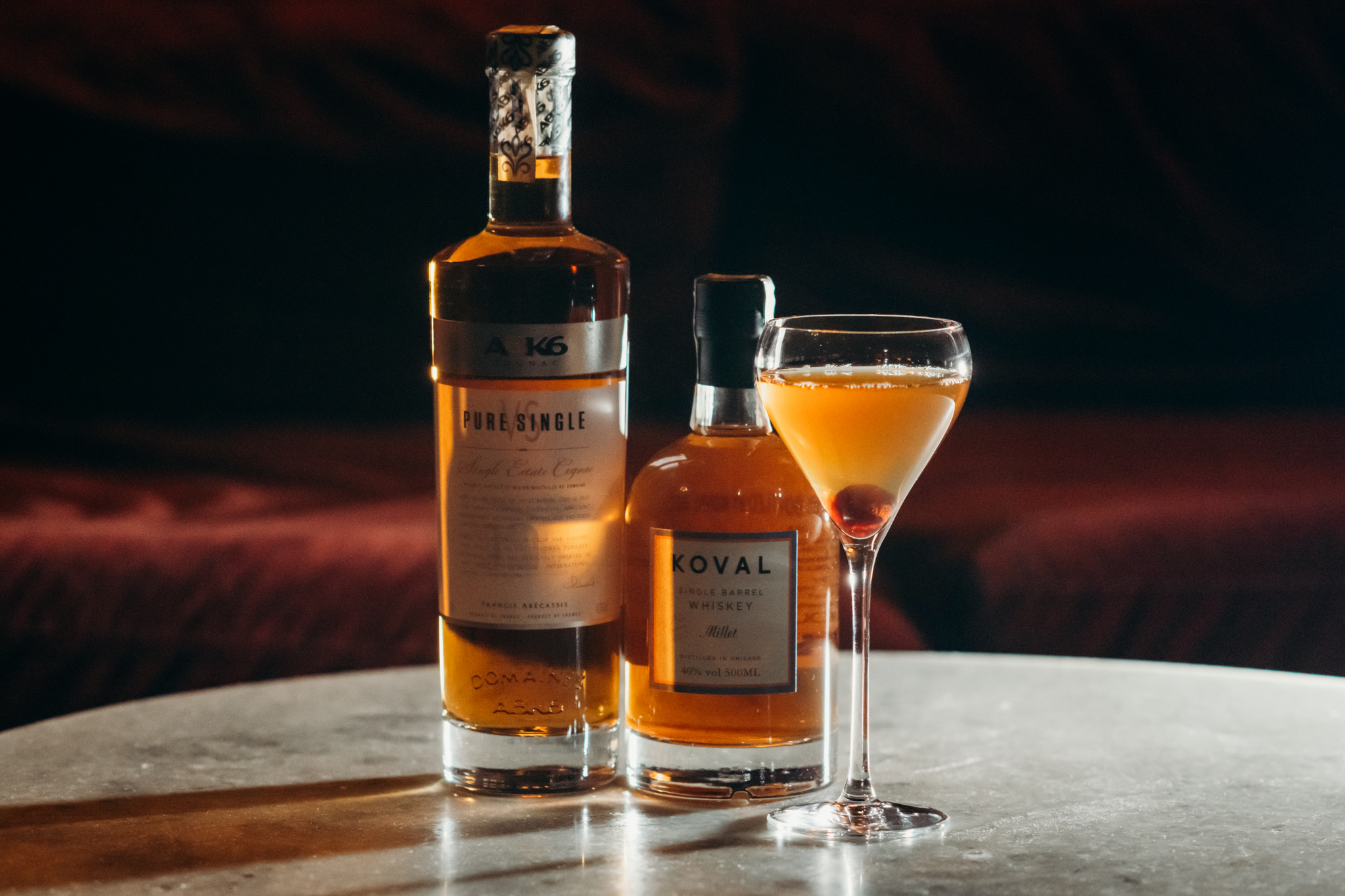Kokteil z whisky Koval a Cognac ABK6